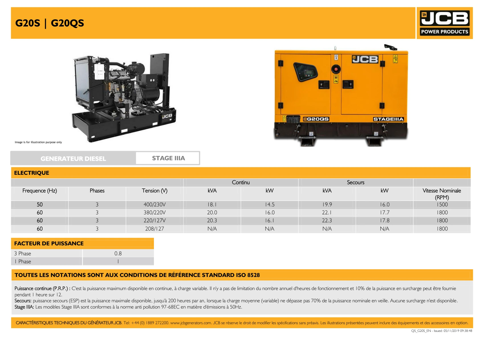 Diesel generator G20